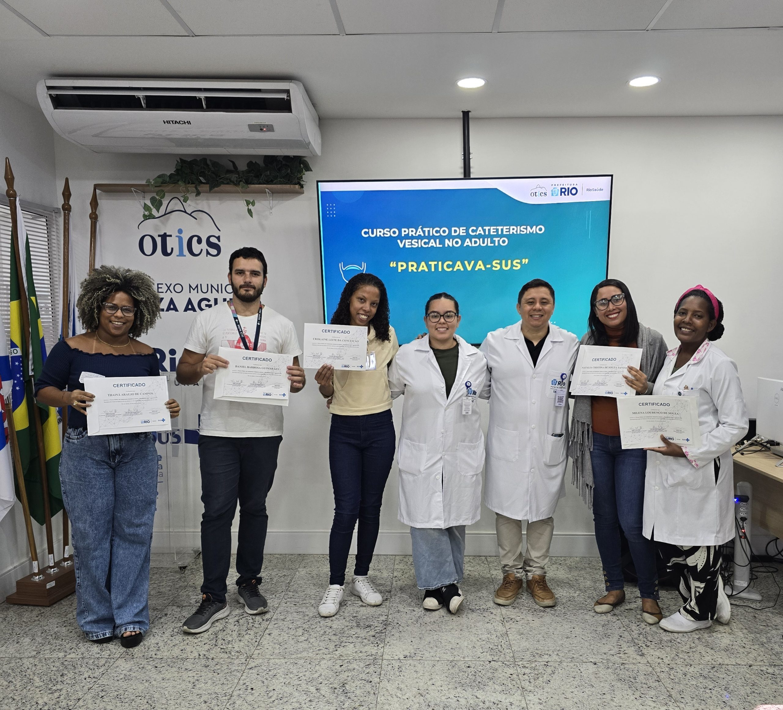 10ª Turma do Curso Prático de Cateterismo Vesical no Adulto (PRATICAVA-SUS) no Hospital Souza Aguiar
