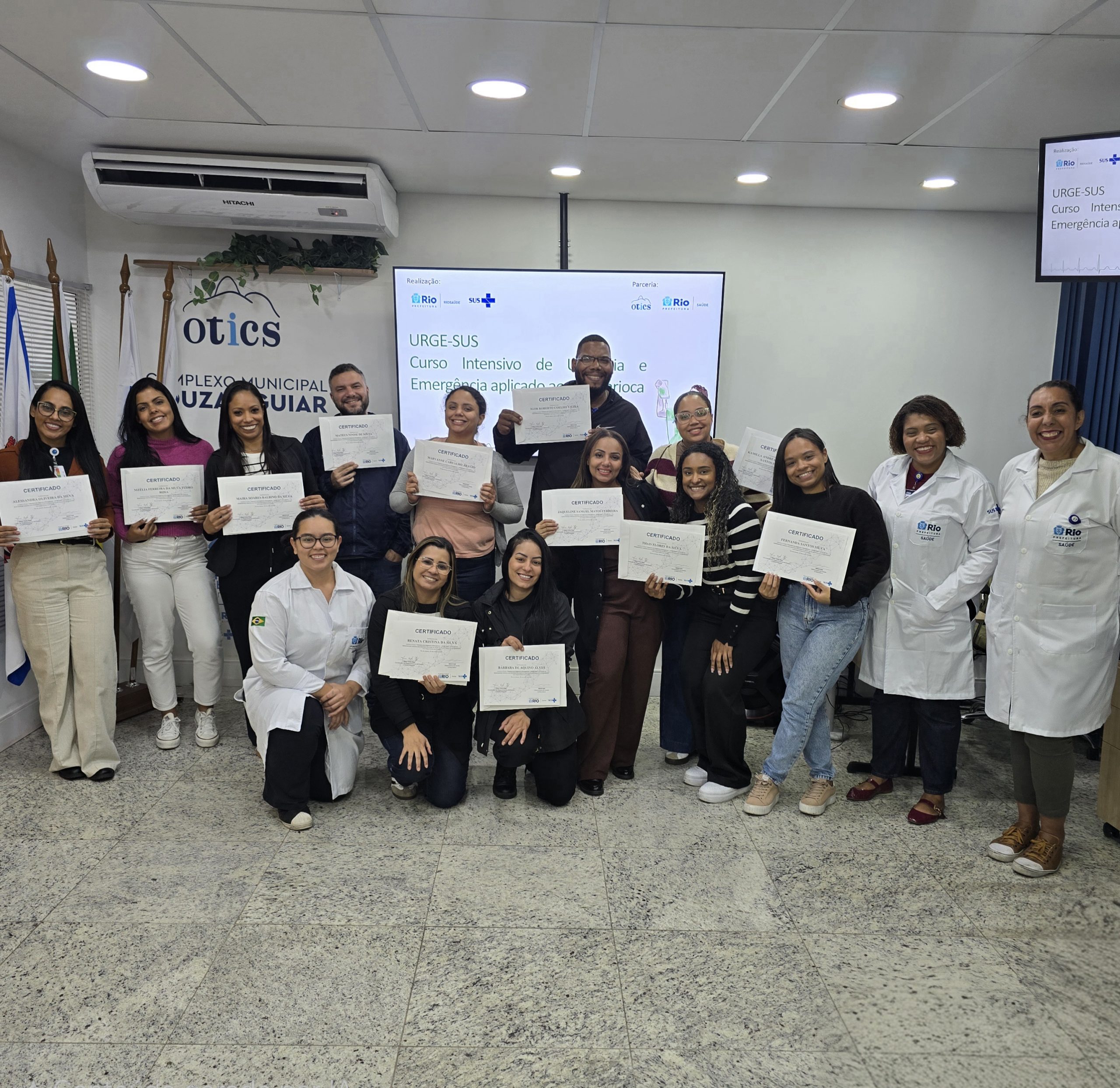 12ª Turma do Curso Intensivo de Urgência e Emergência Aplicado ao SUS Carioca – URGE-SUS no Hospital Souza Aguiar