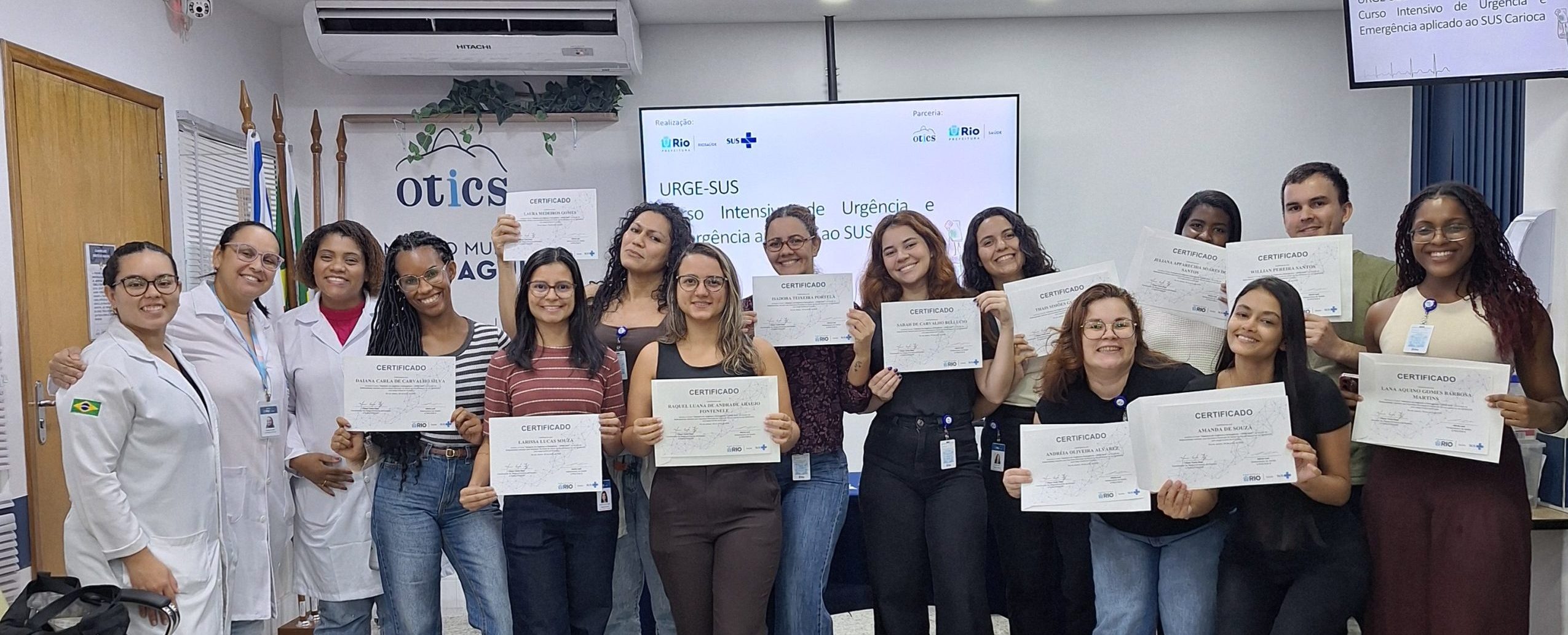 11ª Turma do Curso Intensivo de Urgência e Emergência Aplicado ao SUS Carioca – URGE-SUS no Hospital Souza Aguiar