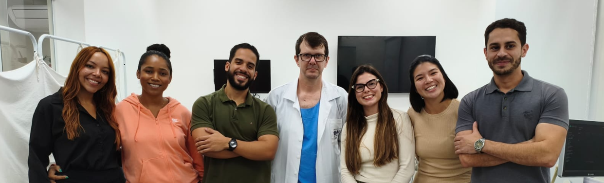 OTICS-Rio realiza aula experimental do curso Orientações Básicas no Uso do Ultrassom para Acesso Vascular