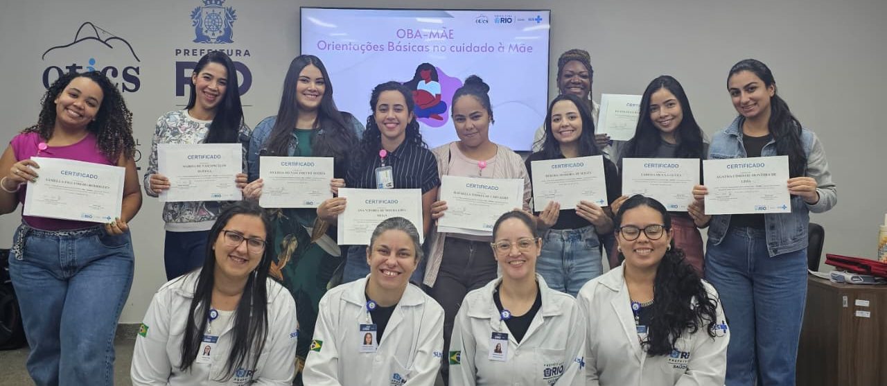 15ª Turma do Curso de Orientações Básicas no Cuidado à Mãe (OBA-Mãe) na OTICS Lourenço Jorge