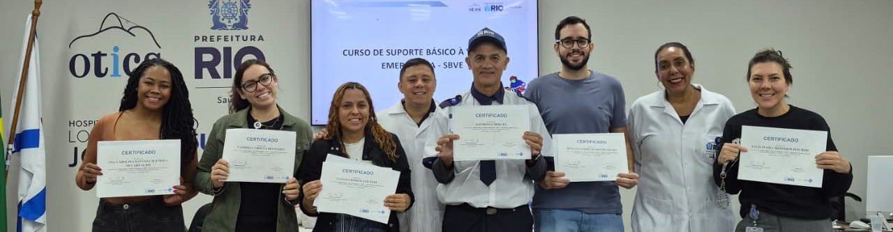 63ª Turma do Curso de Suporte Básico à Vida em Emergência (SBVE) na OTICS Lourenço Jorge