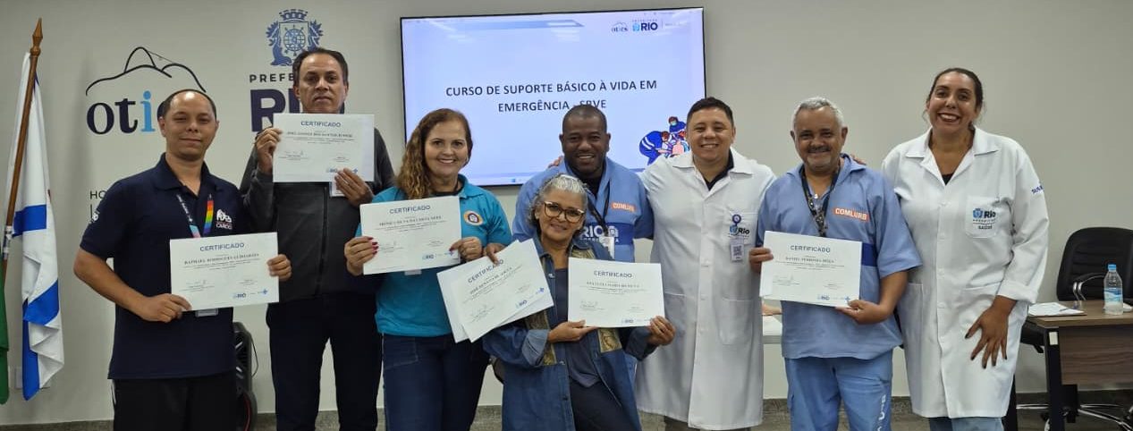 64ª Turma do Curso de Suporte Básico à Vida em Emergência (SBVE) na OTICS Lourenço Jorge
