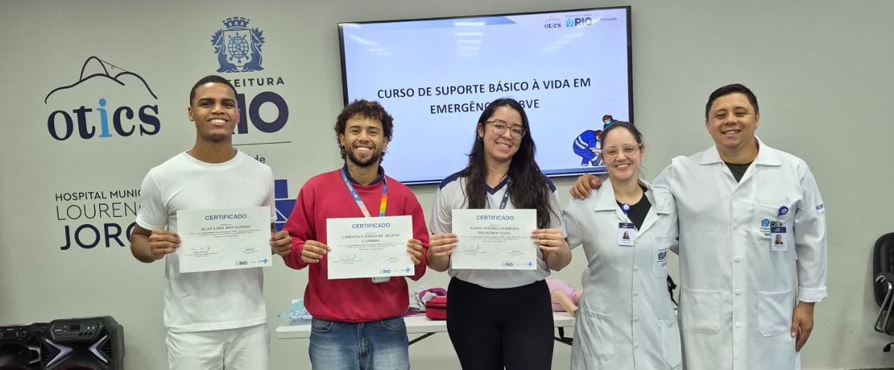 70ª Turma do Curso de Suporte Básico à Vida em Emergência (SBVE) na OTICS Lourenço Jorge