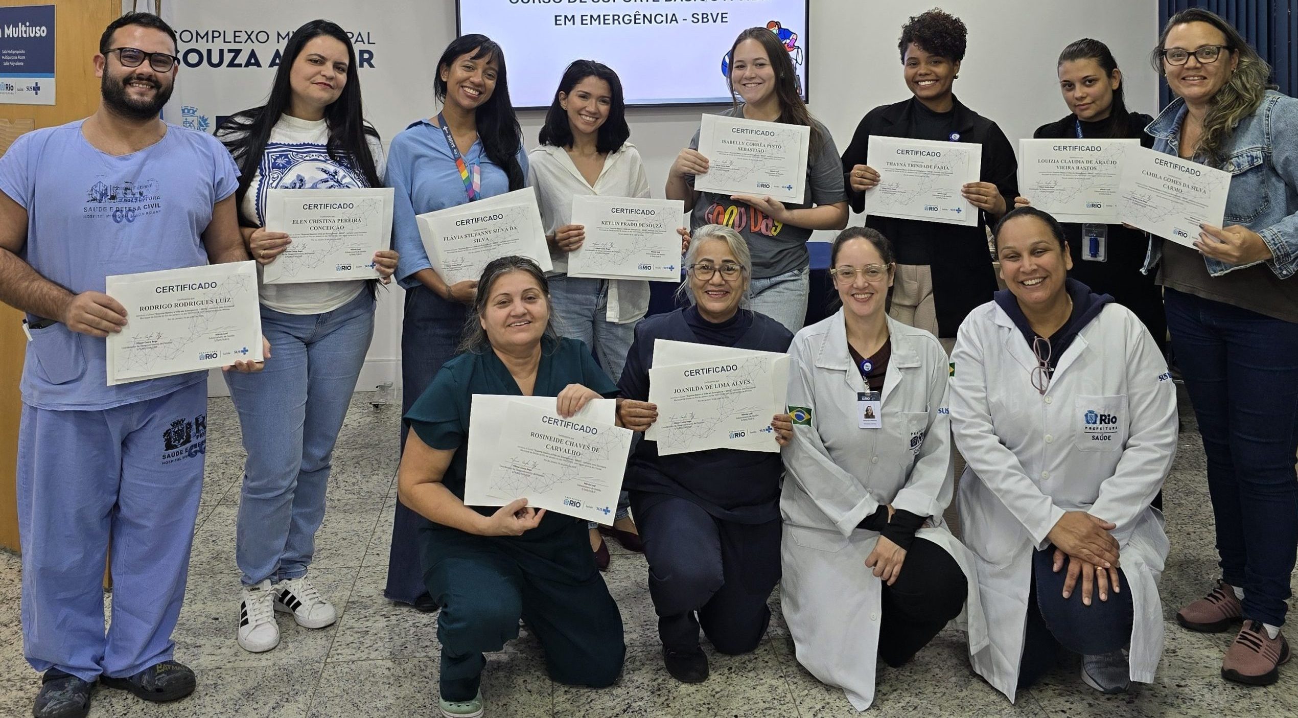 76ª Turma do Curso de Suporte Básico à Vida em Emergência (SBVE) aconteceu na OTICS-Rio Souza Aguiar