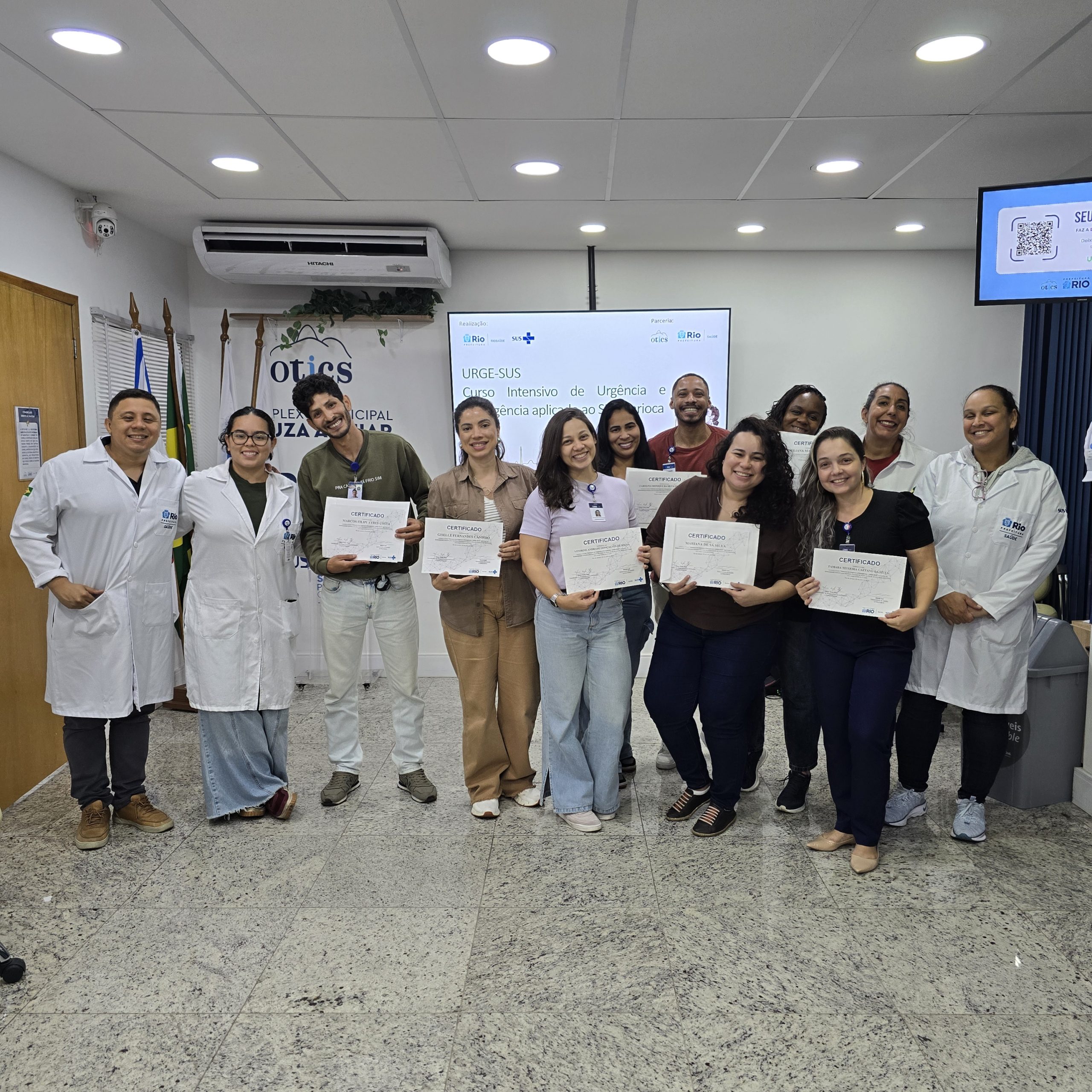 13ª Turma do Curso Intensivo de Urgência e Emergência Aplicado ao SUS Carioca – URGE-SUS no Hospital Souza Aguiar