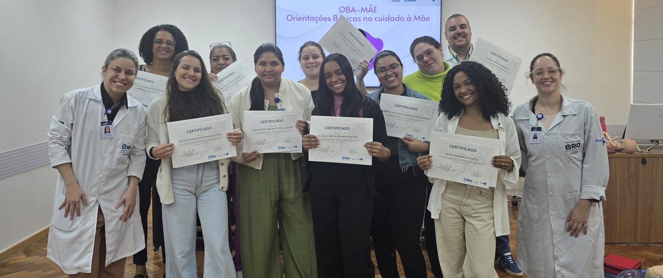 16ª Turma do Curso de Orientações Básicas no Cuidado à Mãe (OBA-Mãe) na OTICS Andaraí