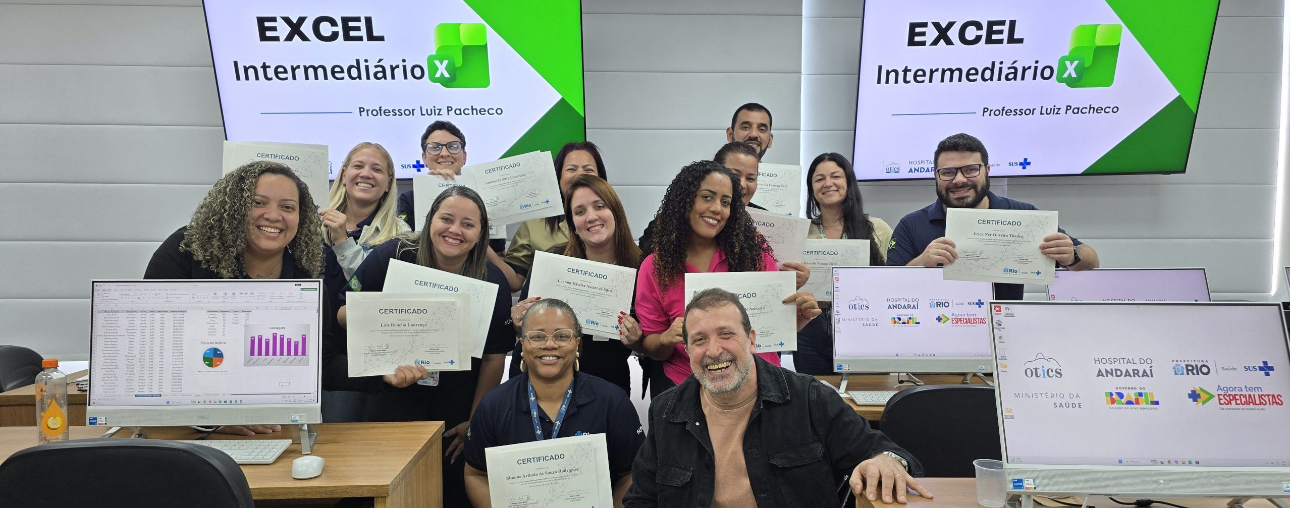 2ª turma de Excel Intermediário de 2026 na OTICS-Rio Andaraí