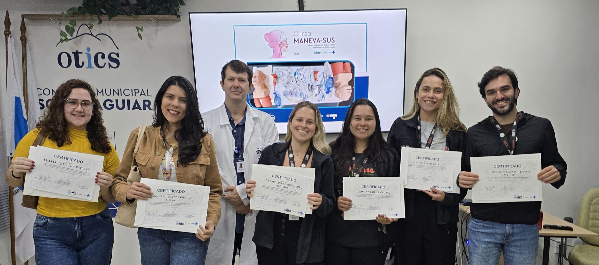 21ª Turma do MANEVA em Pediatria aconteceu na OTICS-Rio Souza Aguiar