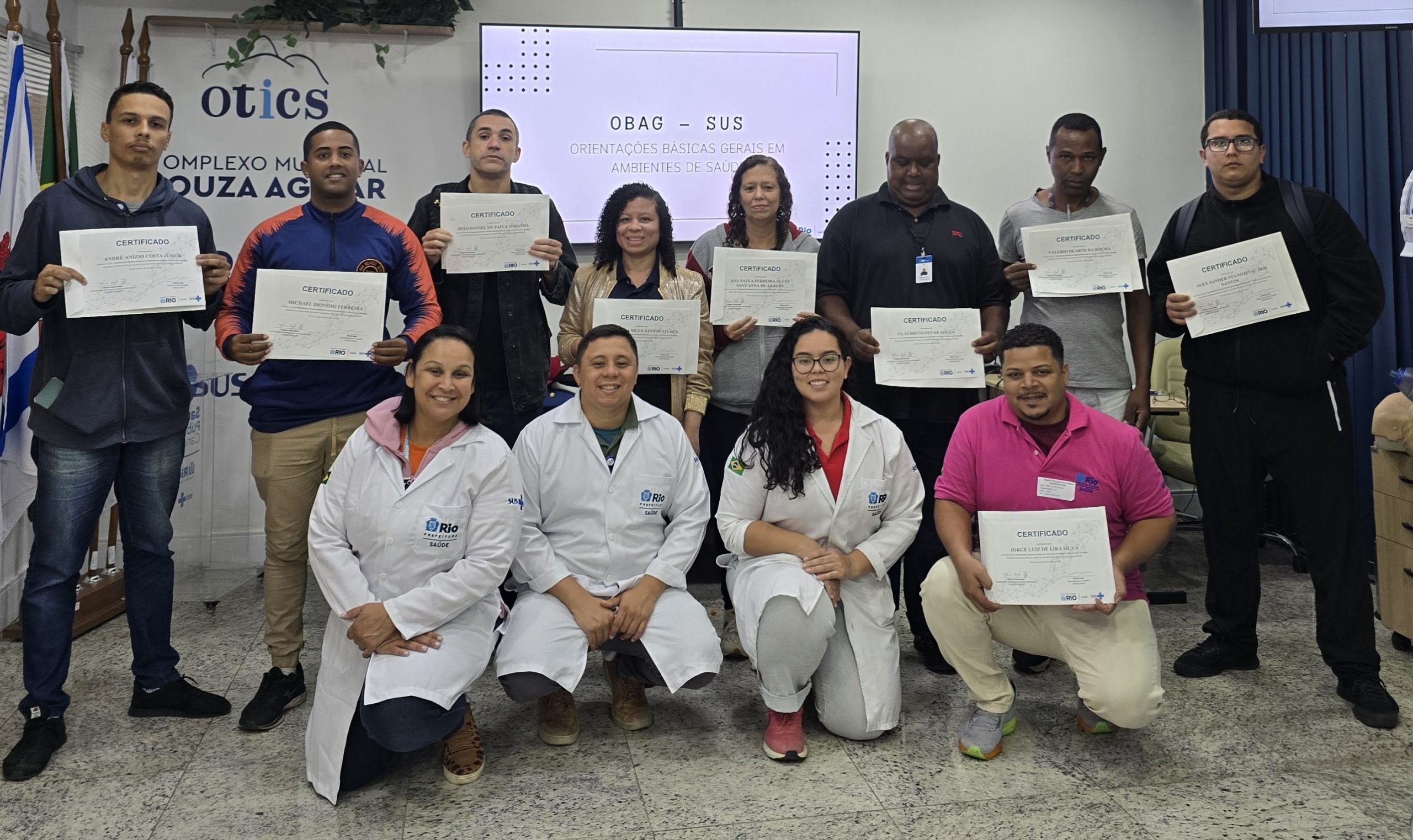 23ª Turma do Curso de Orientações Básicas Gerais em Ambientes de Saúde – OBAG-SUS no Hospital Municipal Souza Aguiar