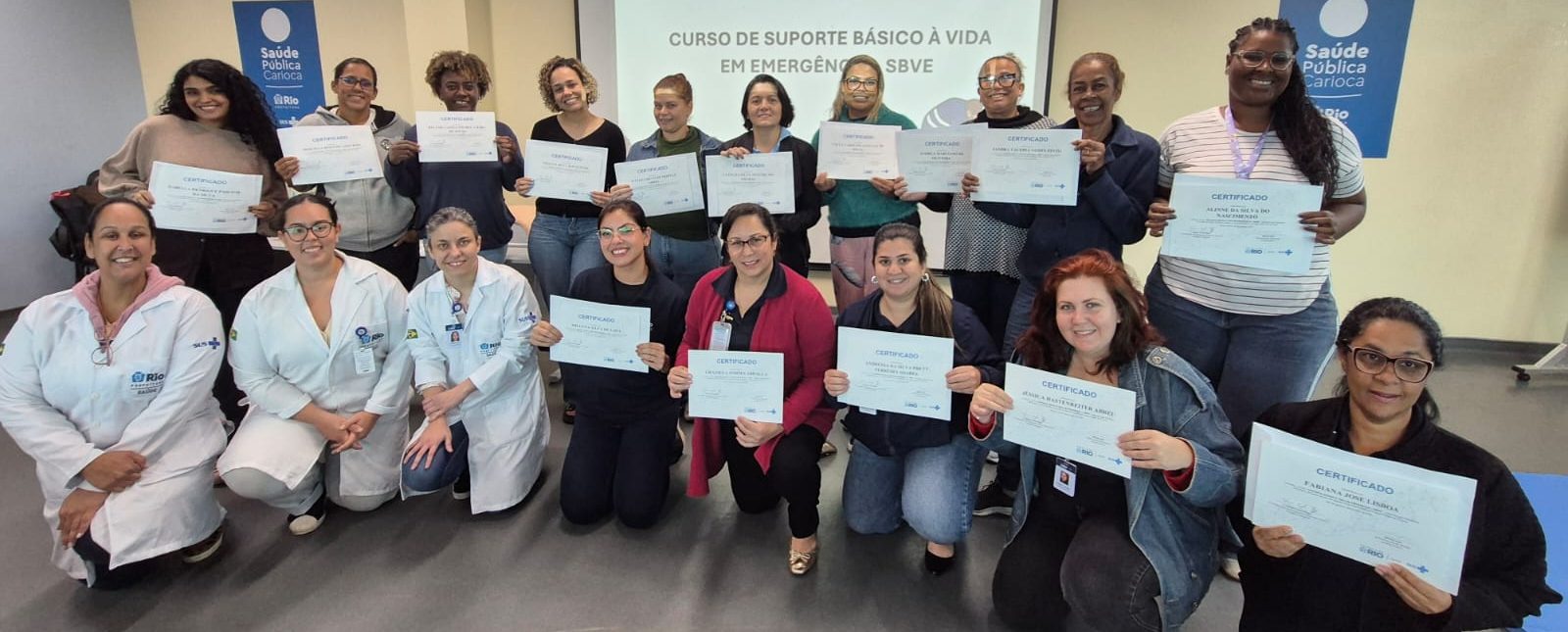 71ª TURMA DO CURSO DE SUPORTE BÁSICO À VIDA EM EMERGÊNCIAS (SBVE) NA OTICS EVANDRO FREIRE