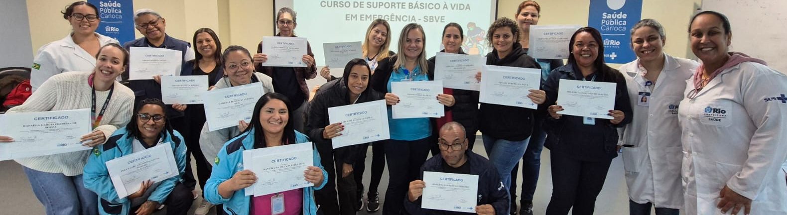 72ª TURMA DO CURSO DE SUPORTE BÁSICO À VIDA EM EMERGÊNCIAS (SBVE) NA OTICS EVANDRO FREIRE