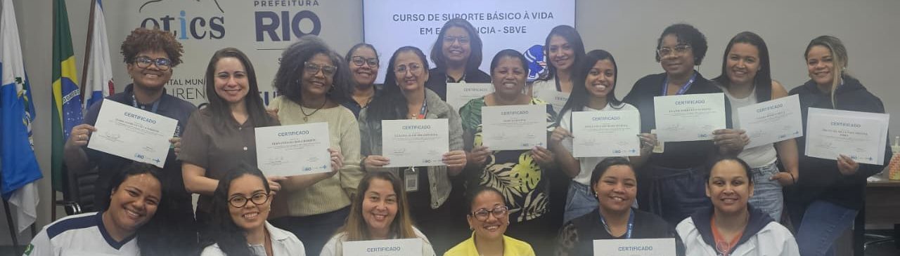 77ª Turma do Curso de Suporte Básico à Vida em Emergência (SBVE) na OTICS Lourenço Jorge