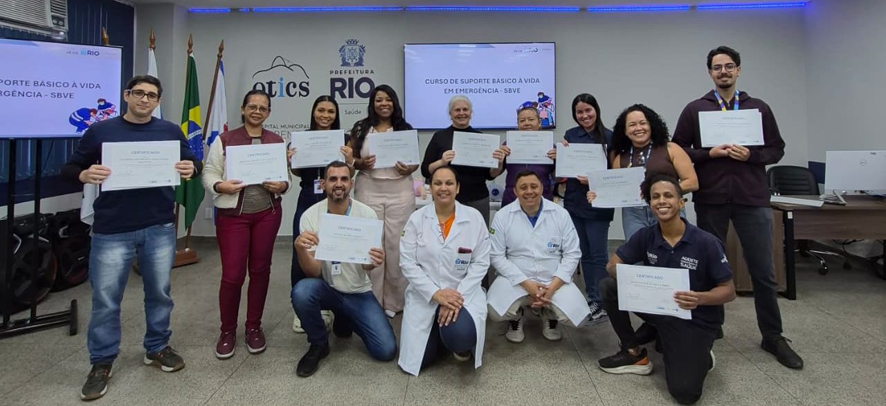 78ª Turma do Curso de Suporte Básico à Vida em Emergência (SBVE) na OTICS Lourenço Jorge
