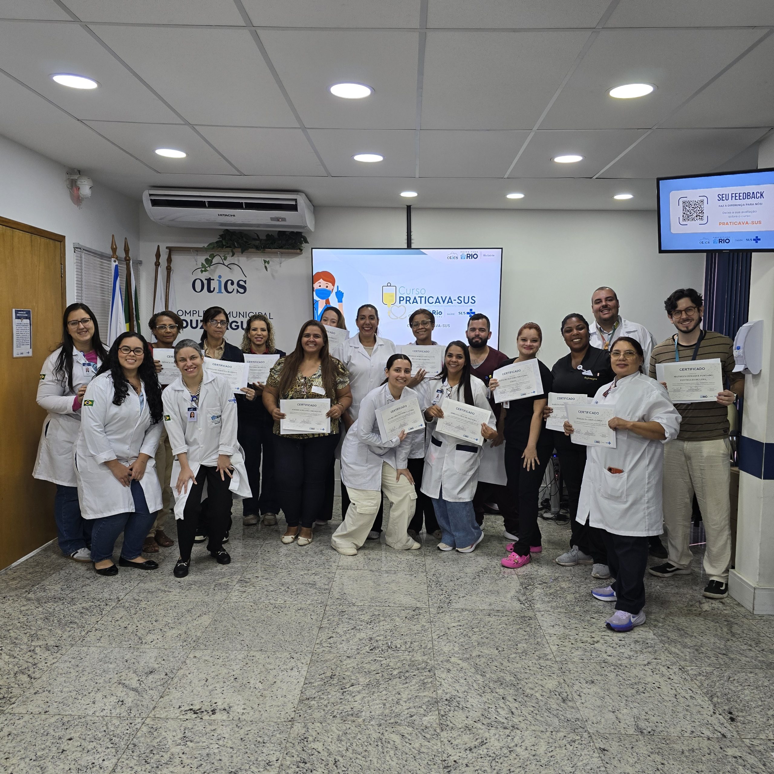 12ª Turma do Curso Prático de Cateterismo Vesical no Adulto (PRATICAVA-SUS) aconteceu na OTICS-Rio Souza Aguiar