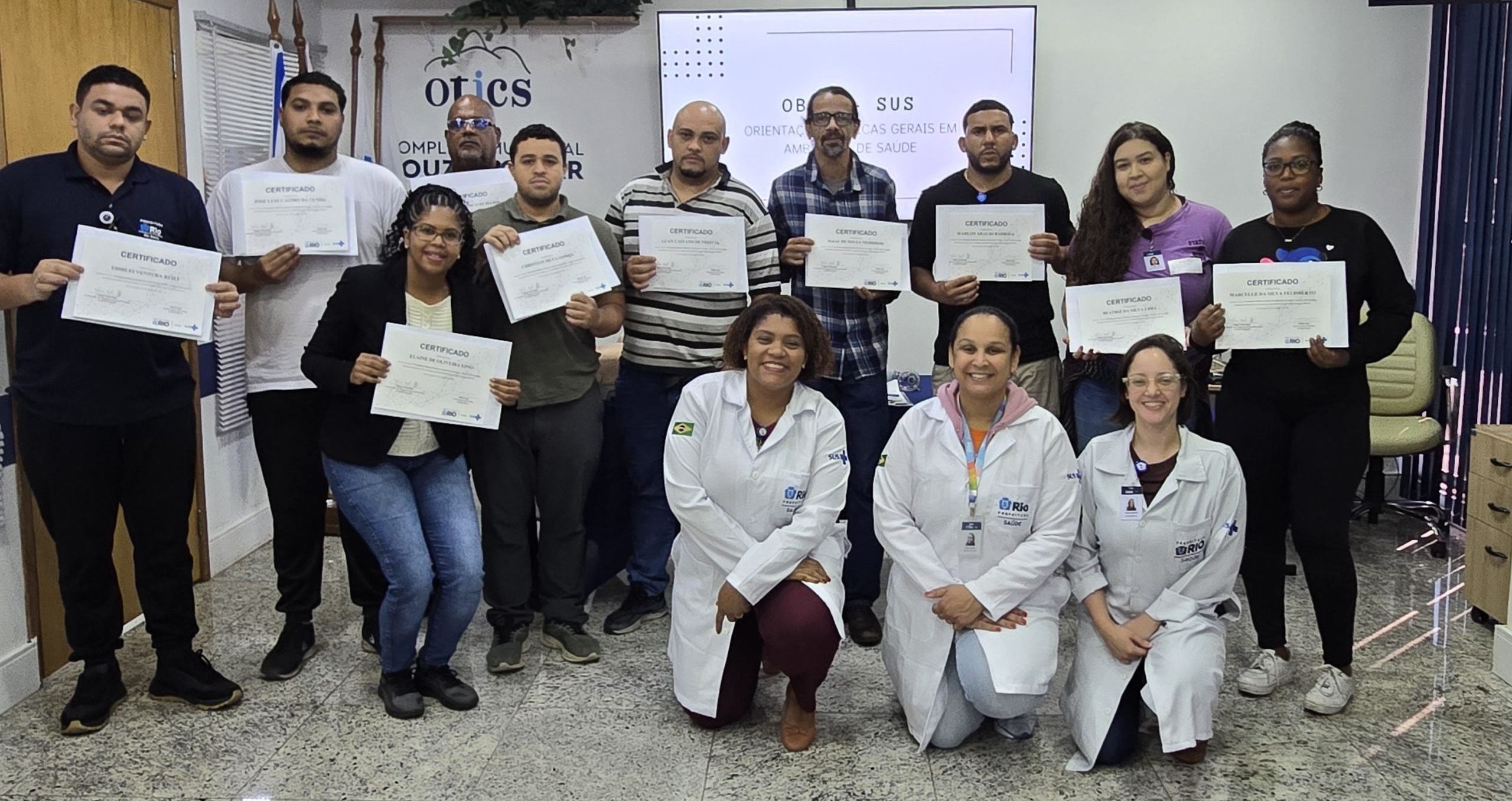 27ª Turma do Curso de Orientações Básicas Gerais em Ambientes de Saúde – OBAG-SUS aconteceu na OTICS-Rio Souza Aguiar
