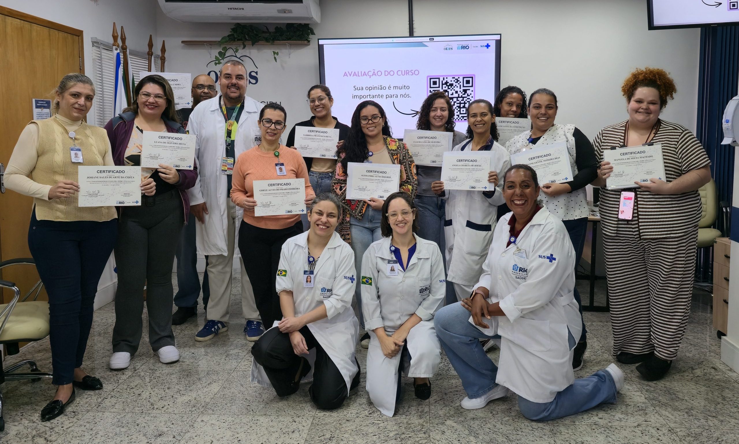 17ª Turma do Curso de Orientações Básicas no Cuidado à Mãe (OBA-Mãe) no Hospital Municipal Souza Aguiar