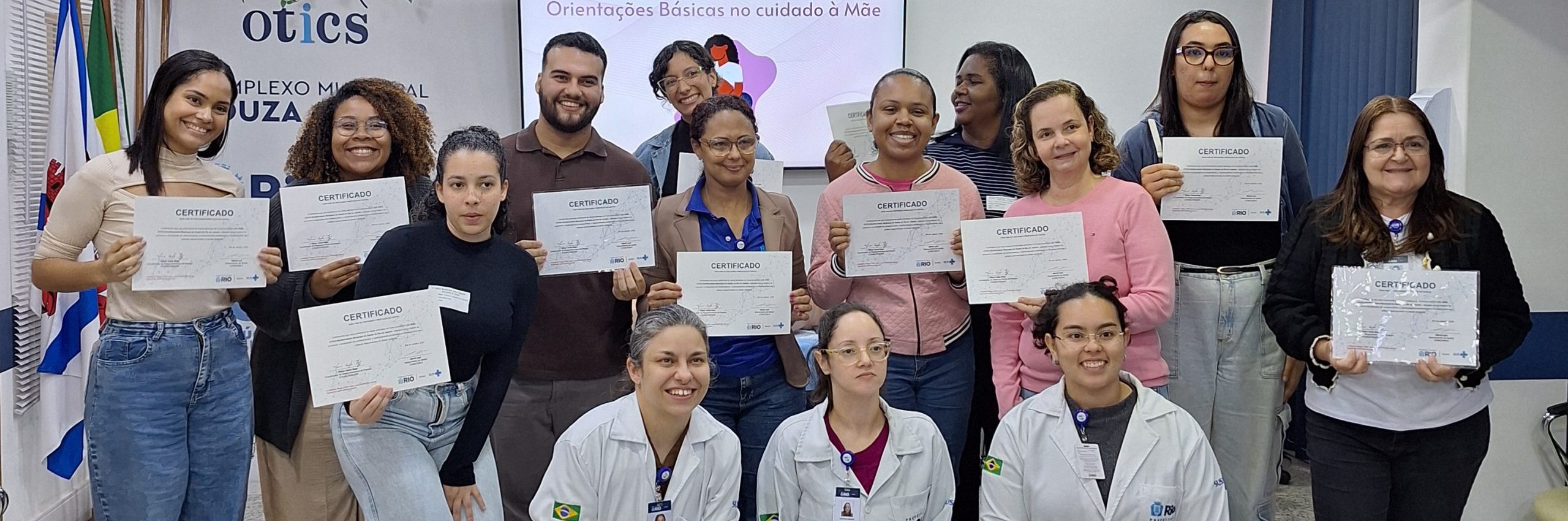 18ª Turma do Curso de Orientações Básicas no Cuidado à Mãe (OBA-Mãe) aconteceu na OTICS-Rio Souza Aguiar