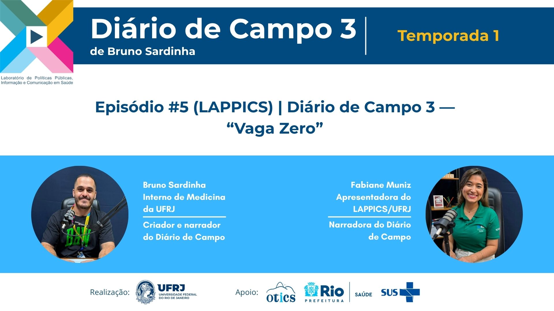 Episódio #5 (LAPPICS) | Diário de Campo 3 — “Vaga Zero”