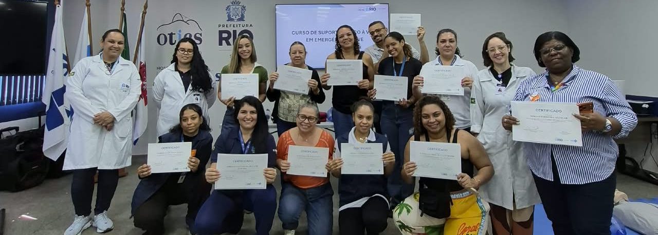 81ª Turma do Curso de Suporte Básico à Vida em Emergência (SBVE) na OTICS Lourenço Jorge