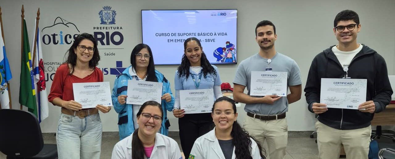 87ª Turma do Curso de Suporte Básico à Vida em Emergência (SBVE) na OTICS Lourenço Jorge