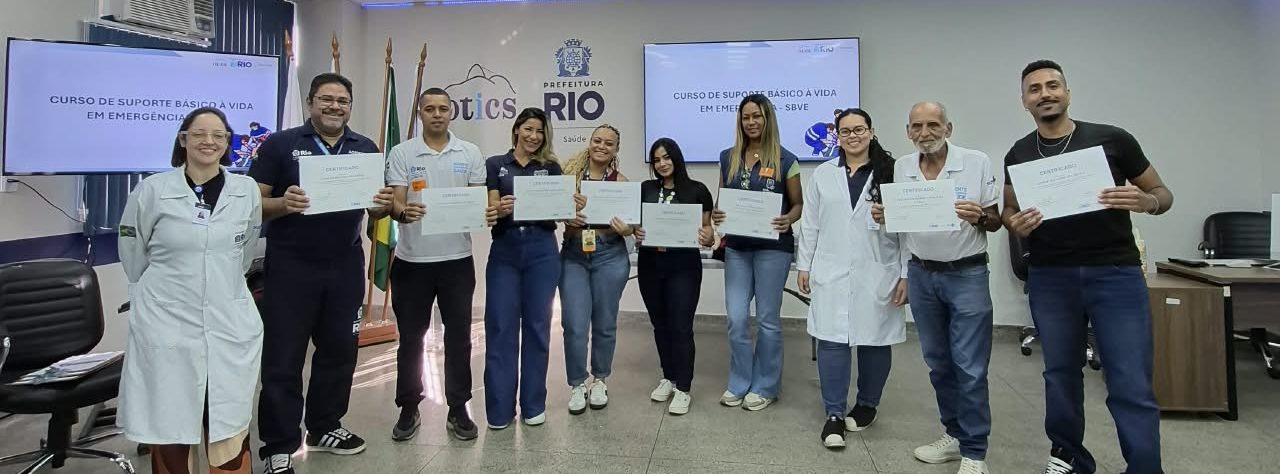 82ª Turma do Curso de Suporte Básico à Vida em Emergência (SBVE) na OTICS Lourenço Jorge
