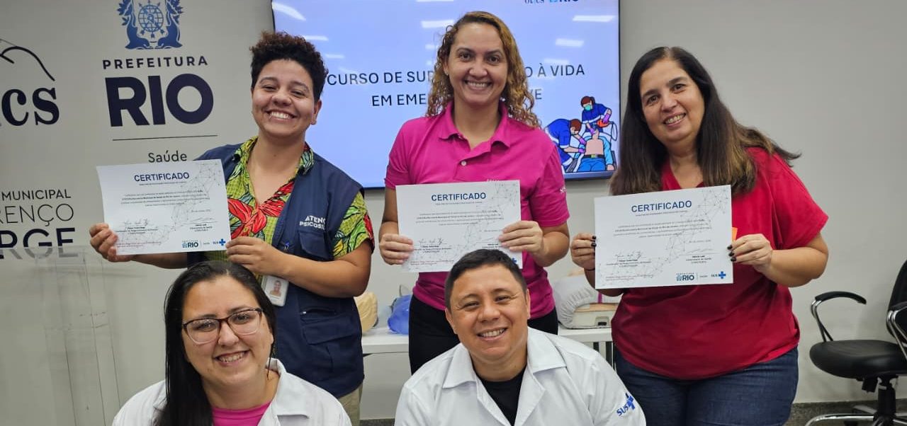 88ª Turma do Curso de Suporte Básico à Vida em Emergência (SBVE) na OTICS Lourenço Jorge