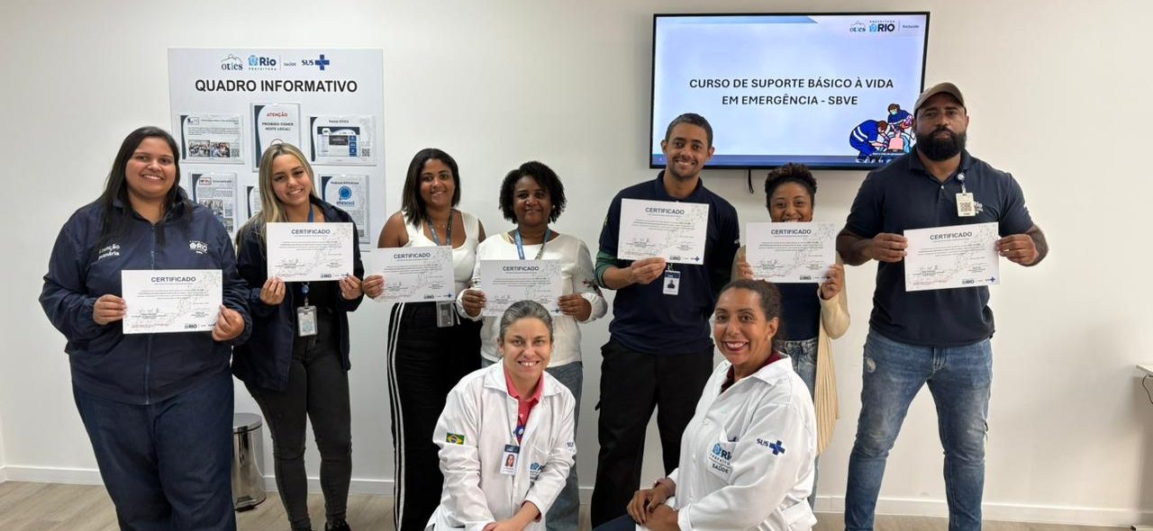 90ª Turma do Curso de Suporte Básico à Vida em Emergência (SBVE) na OTICS Irajá