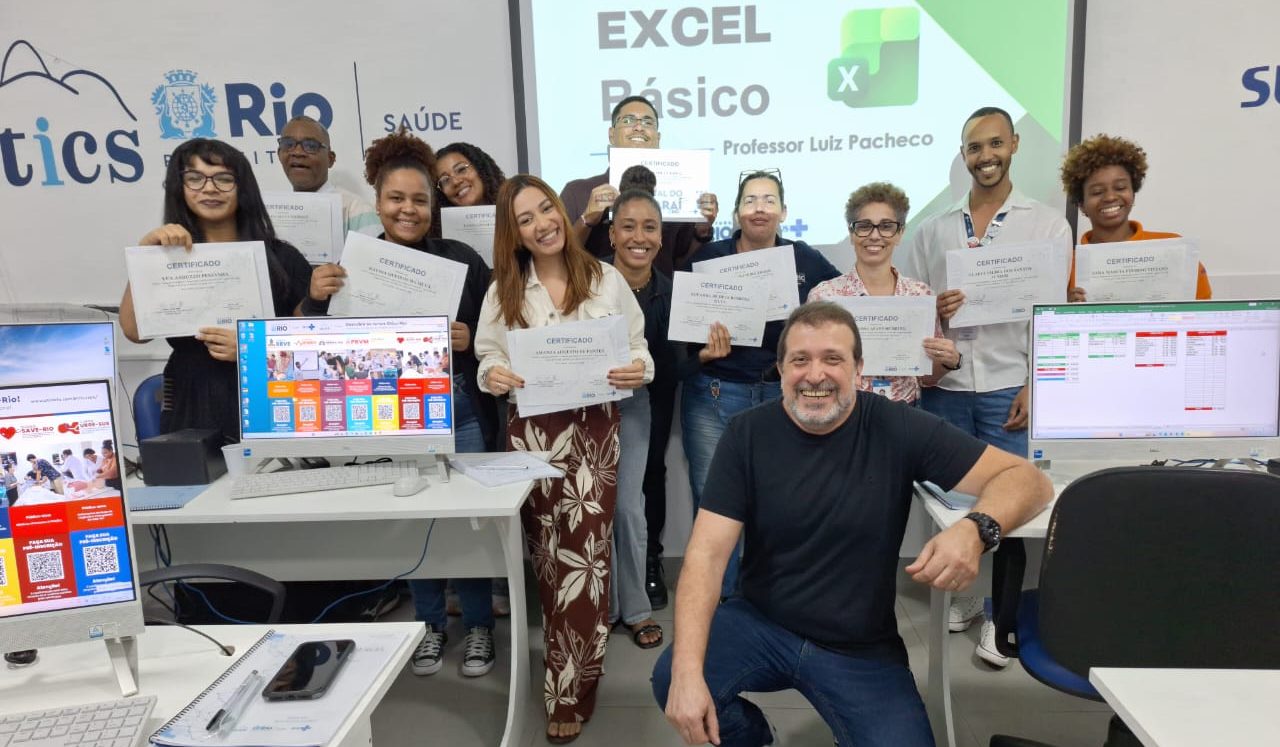 6ª Turma de Excel Básico no Instituto Municipal Philippe Pinel