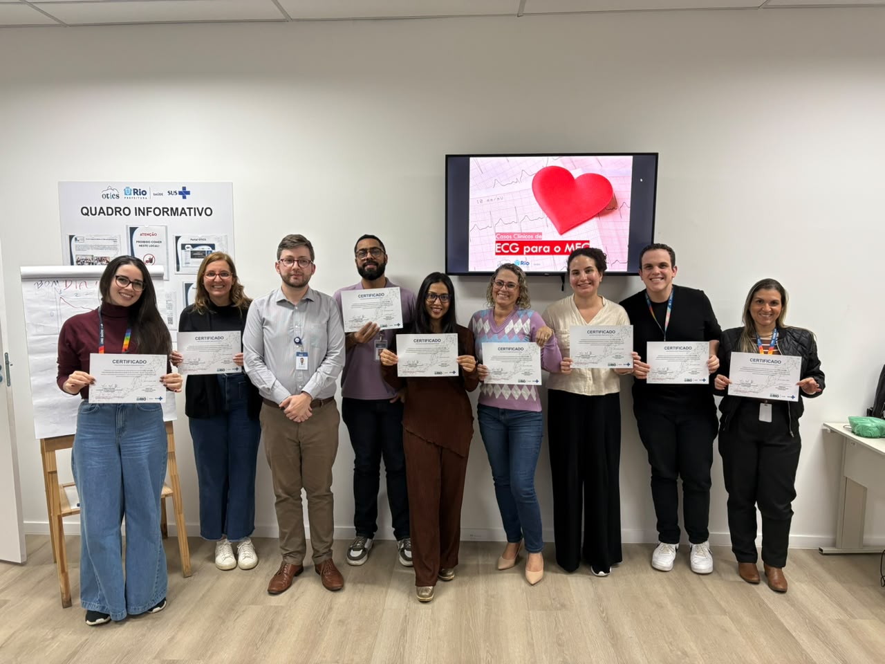 14ª Turma Do Curso Interpretação de Eletrocardiograma para Médicos (IEMED) aconteceu na OTICS-Rio Irajá
