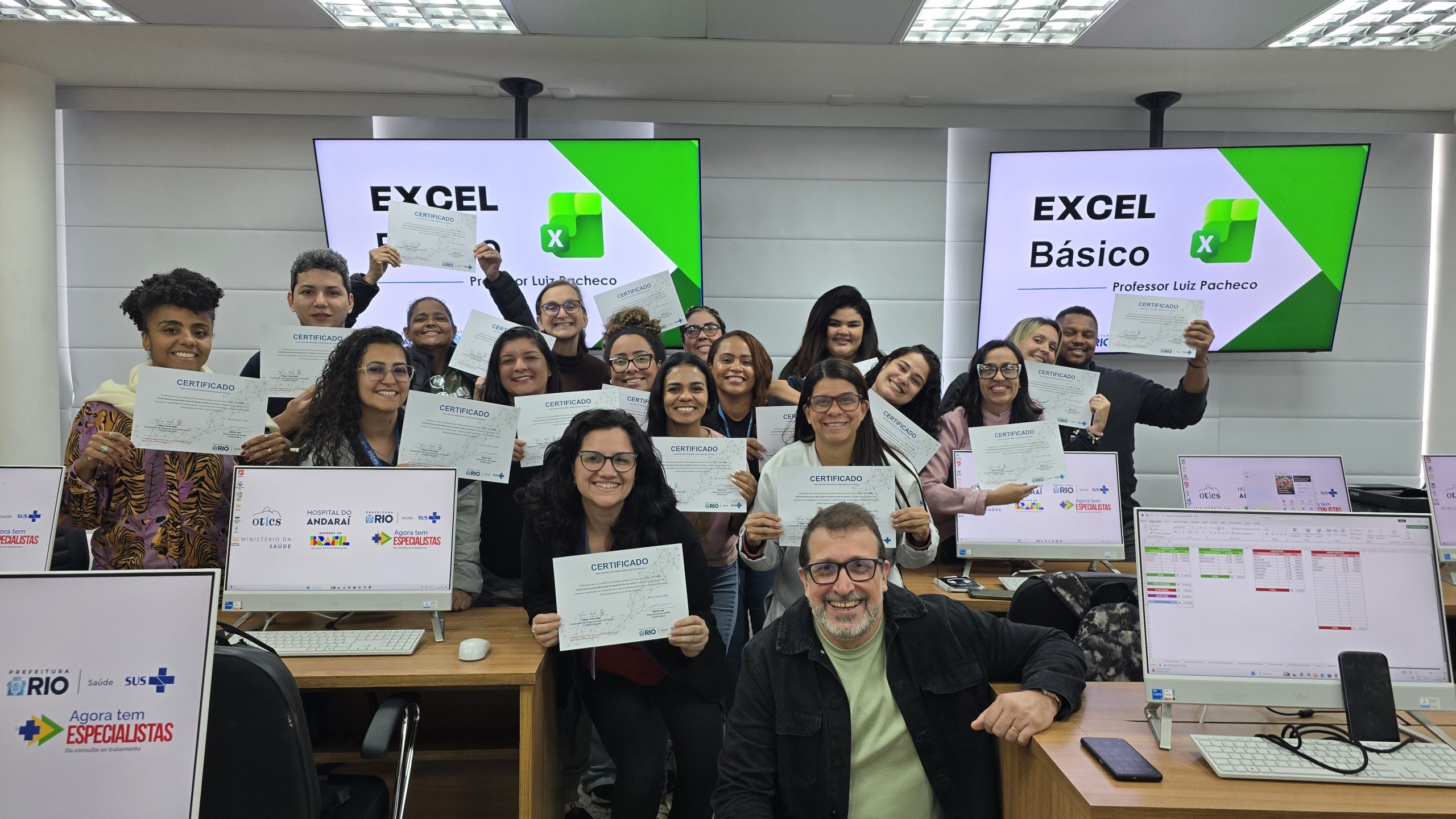 7ª Turma de Excel Básico aconteceu na OTICS-Rio Andaraí
