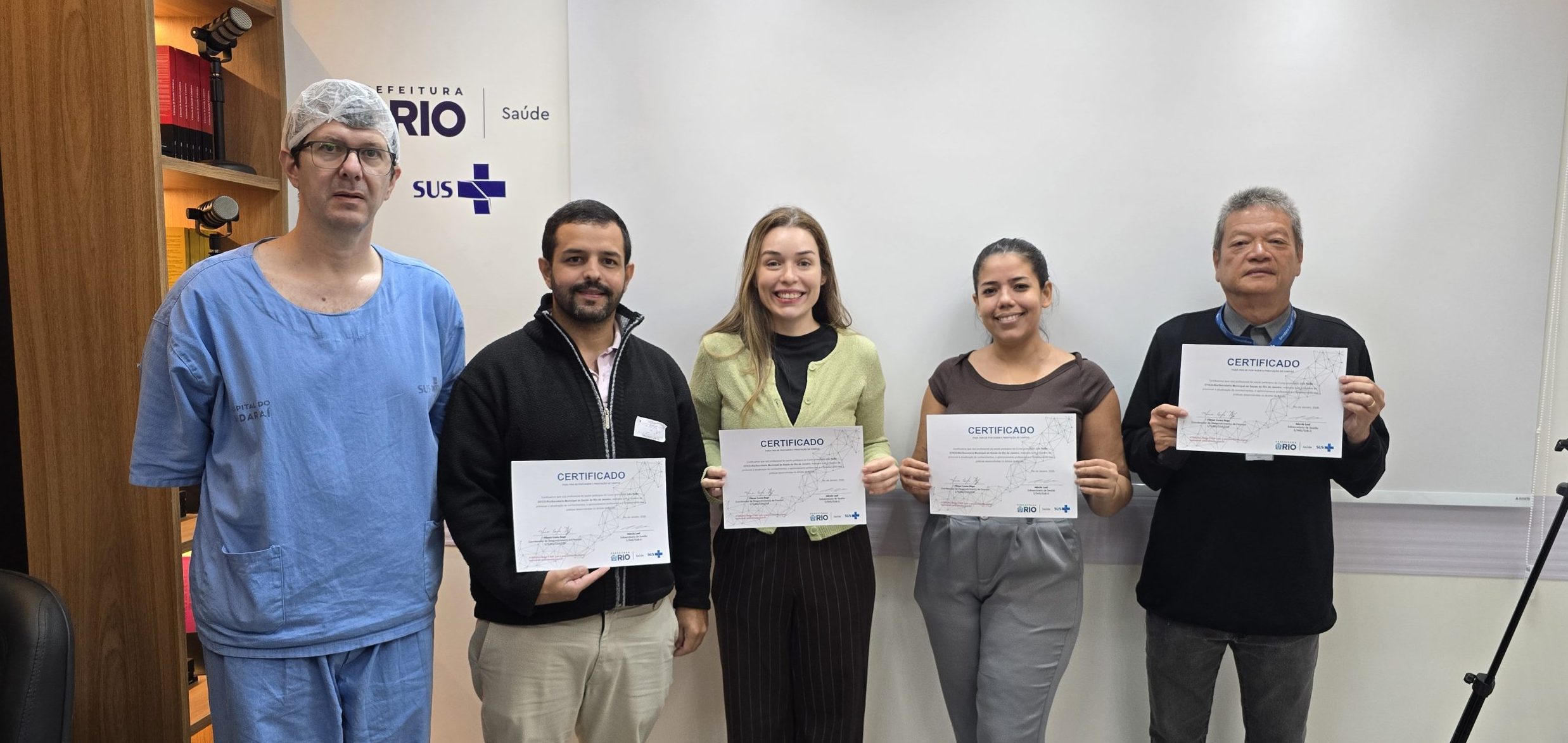 4ª turma do Curso de Orientações Básicas no Uso do Ultrassom para Acesso Vascular (OBUSG-VAS) aconteceu na OTICS-Rio Andaraí