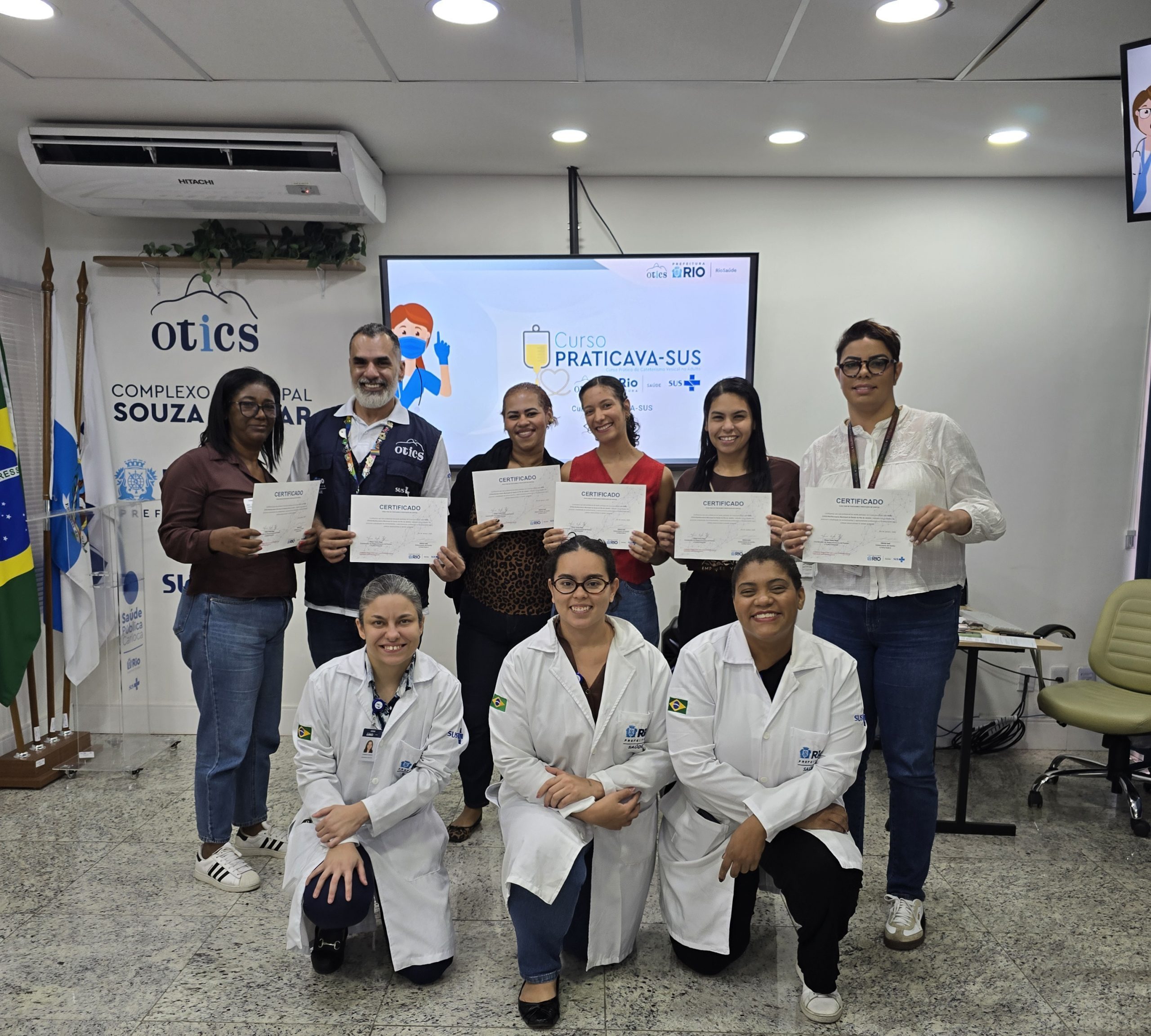 14ª Turma do Curso Prático de Cateterismo Vesical no Adulto (PRATICAVA-SUS) aconteceu na OTICS-Rio Souza Aguiar