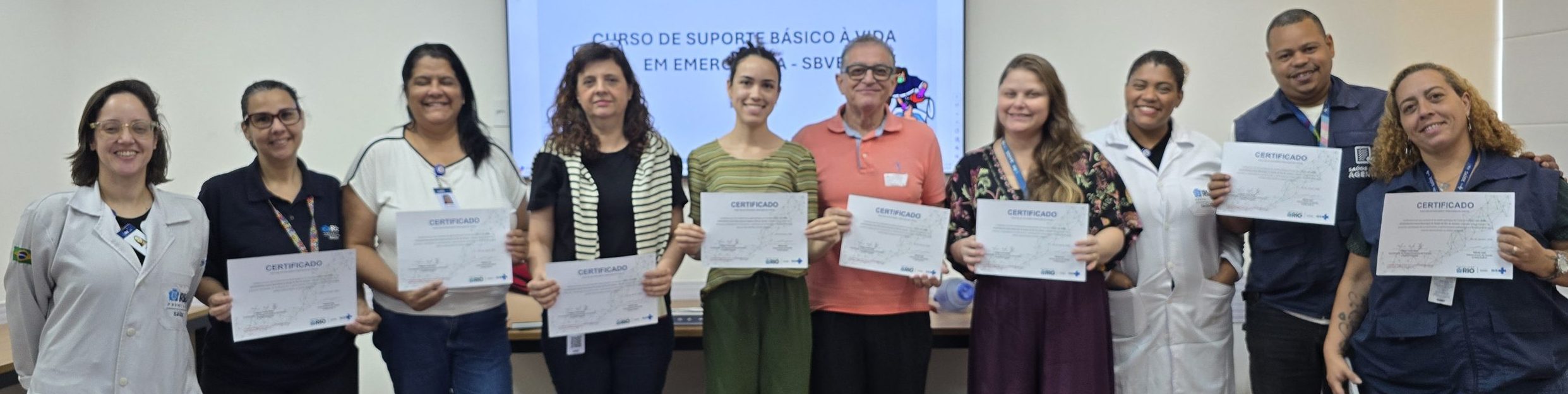 101ª Turma do Curso de Suporte Básico à Vida em Emergência (SBVE) aconteceu na OTICS-Rio Andaraí