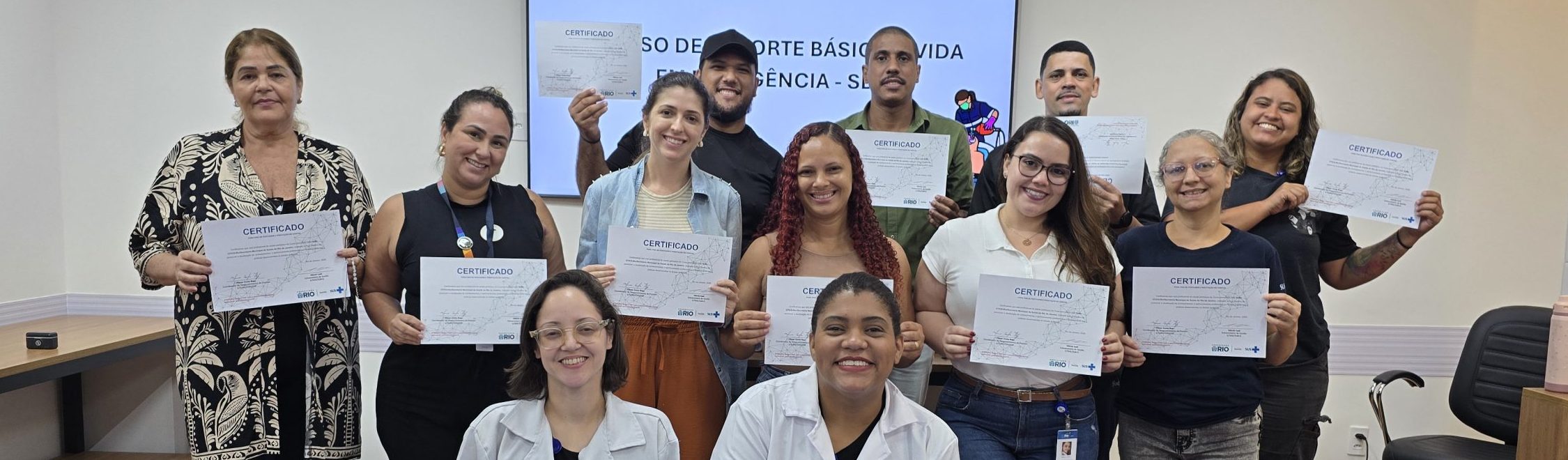 102ª Turma do Curso de Suporte Básico à Vida em Emergência (SBVE) aconteceu na OTICS-Rio Andaraí