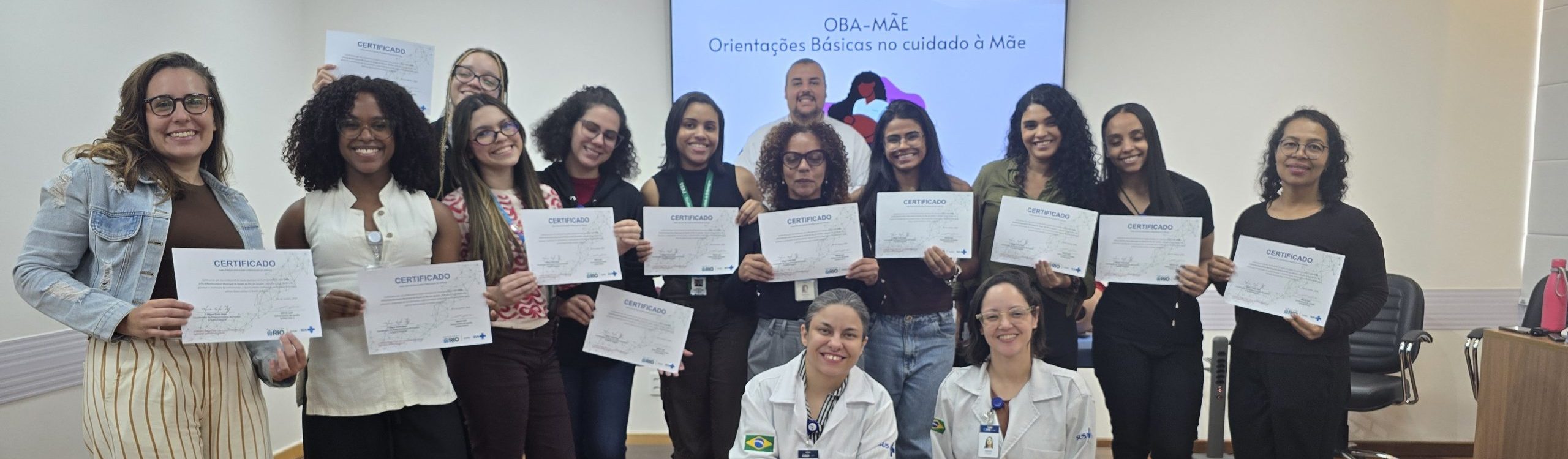 20ª Turma do Curso de Orientações Básicas no Cuidado à Mãe (OBA-Mãe) aconteceu na OTICS-Rio Andaraí