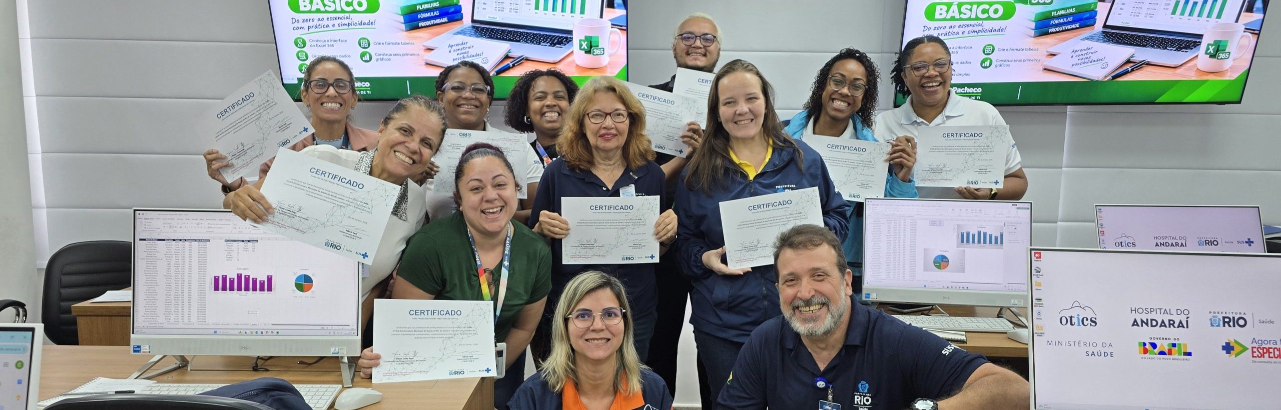 9ª Turma de Excel Básico aconteceu na OTICS-Rio Andaraí