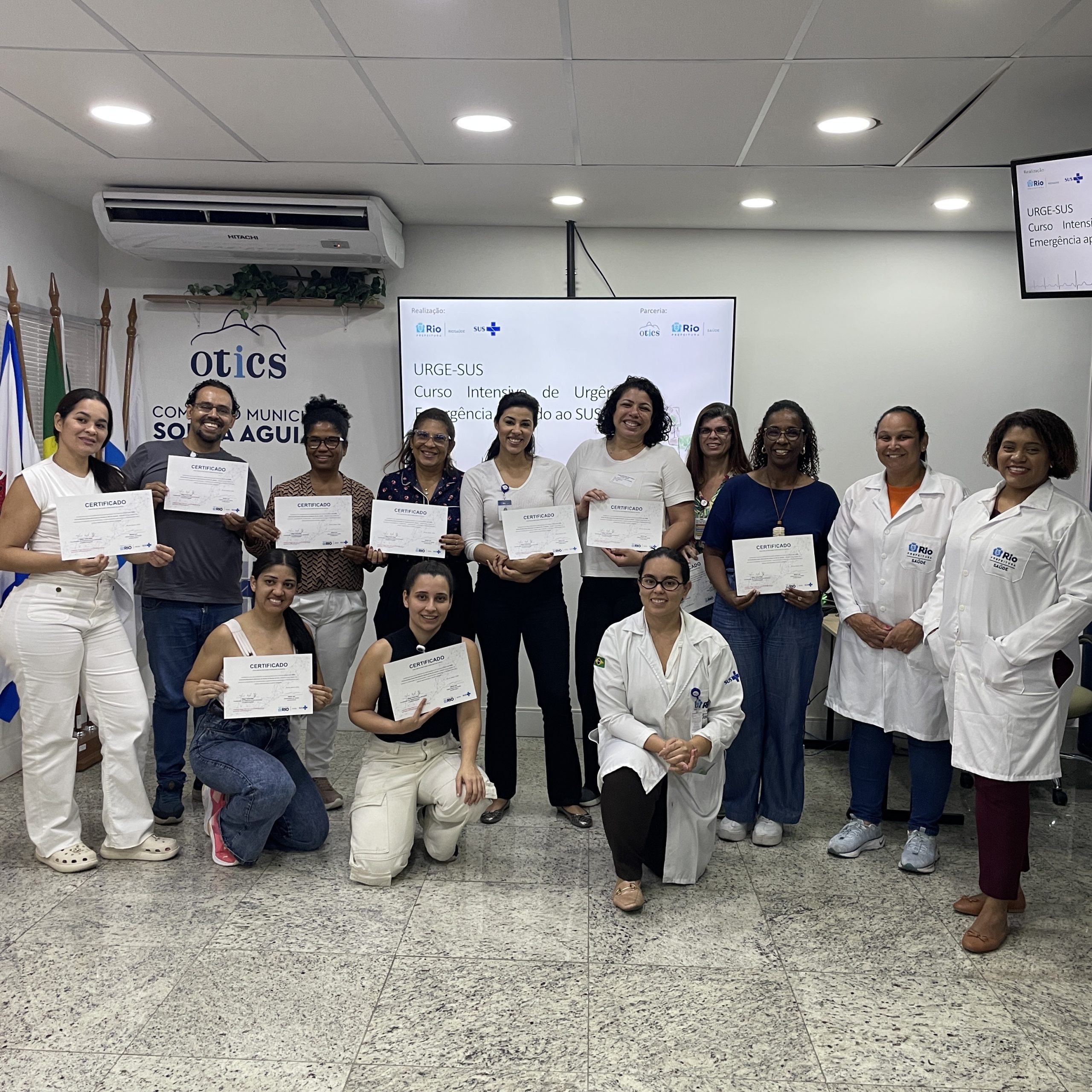 15ª Turma do Curso Intensivo de Urgência e Emergência Aplicado ao SUS Carioca – URGE-SUS aconteceu na OTICS-Rio Souza Aguiar