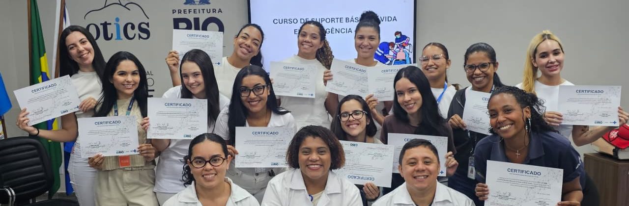 105ª Turma do Curso de Suporte Básico à Vida em Emergência (SBVE) aconteceu na OTICS-Rio Lourenço Jorge