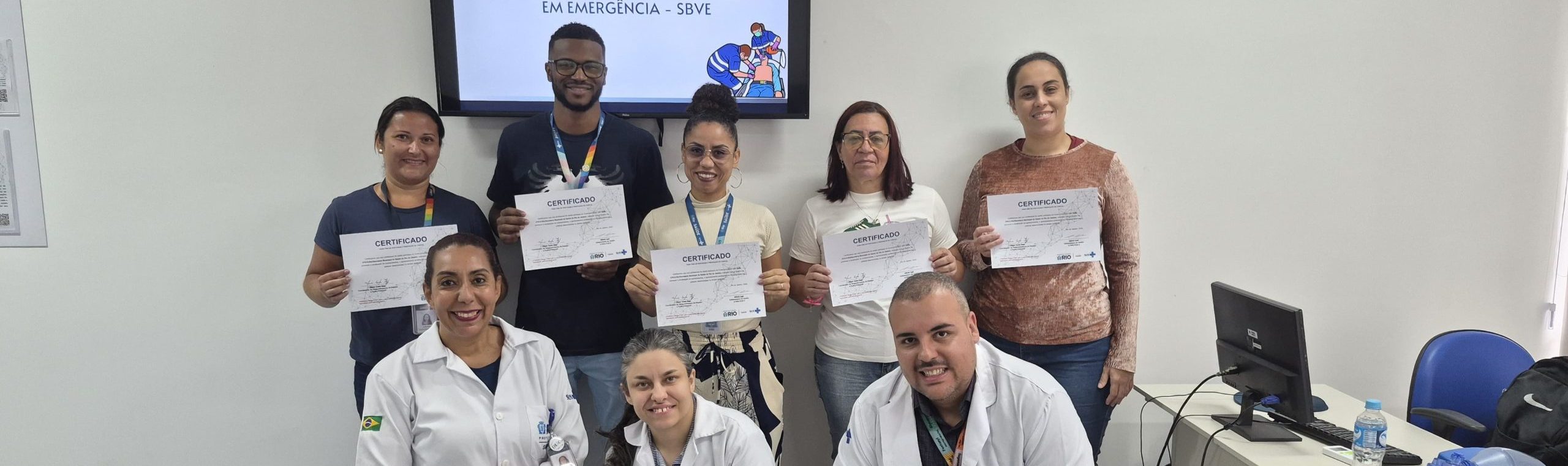 107ª Turma do Curso de Suporte Básico à Vida em Emergência (SBVE) na OTICS Irajá